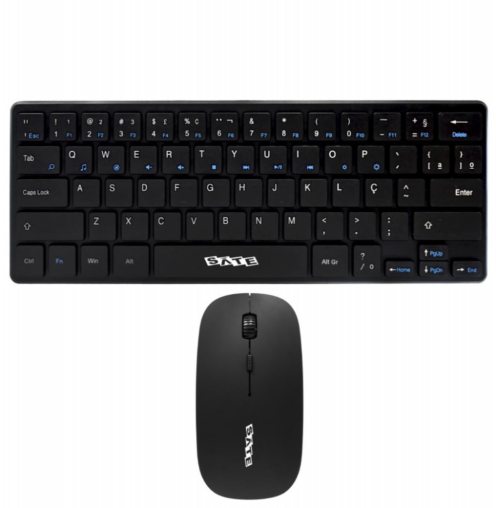 Teclado USB Satellite AK731G Com Mouse Sem Fio Portugues