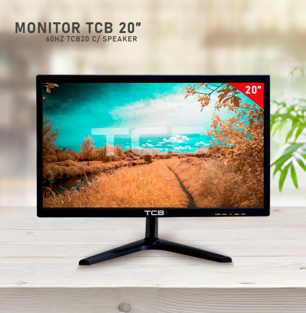 Monitor Led 20" TCB TCB20 C/SPEAKER HDMI/VGA