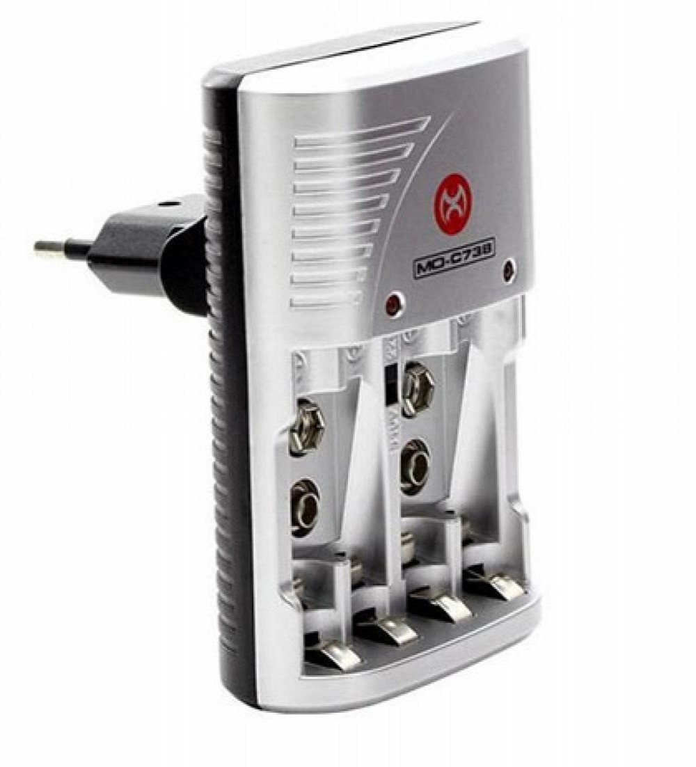 Carregador de Pilha Mox MO-CB738 Cartela 2V