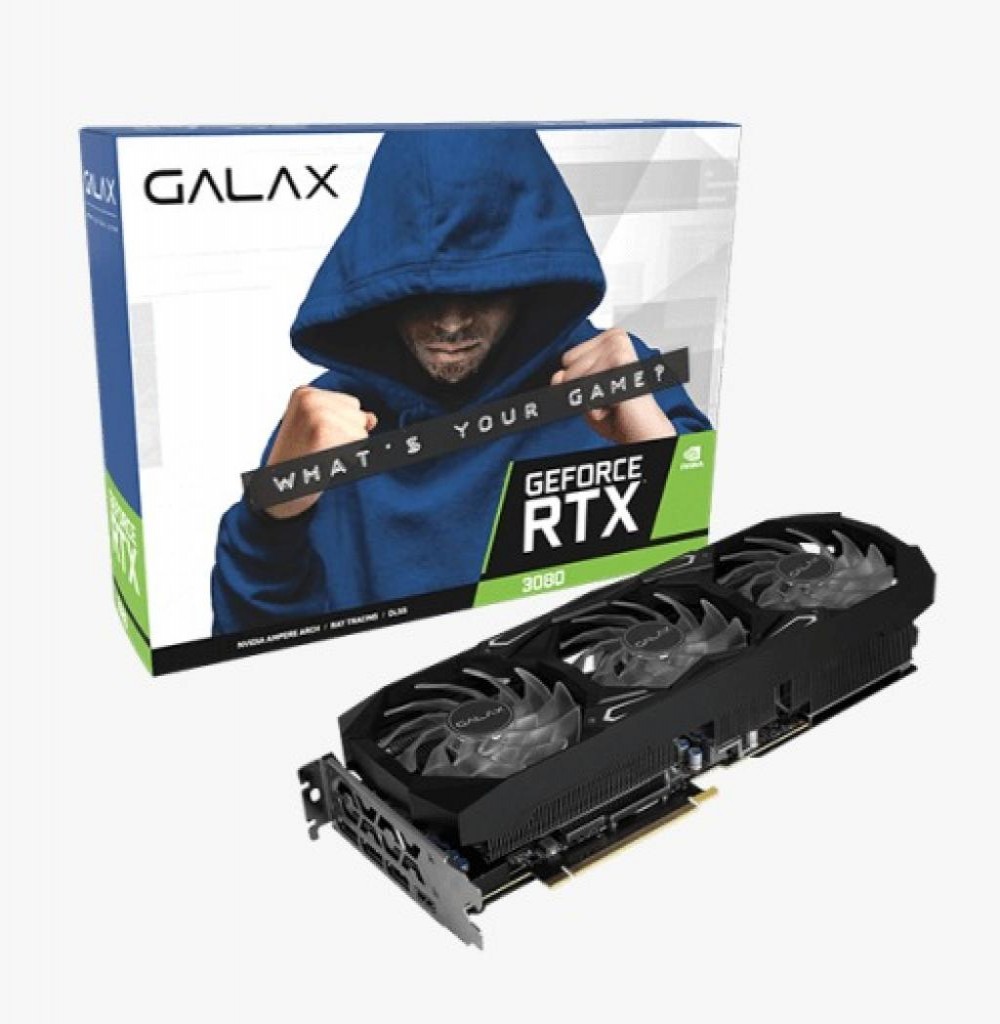 Placa de Vídeo 10gb Exp. Gf-Rtx3080 Galax Sg Gddr6x 320bits 38NWM3MD99RG	