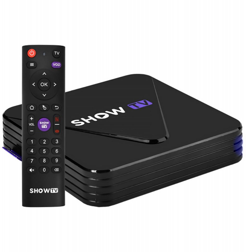 Receptor Digital Show Tv 4k Iptv Preto*