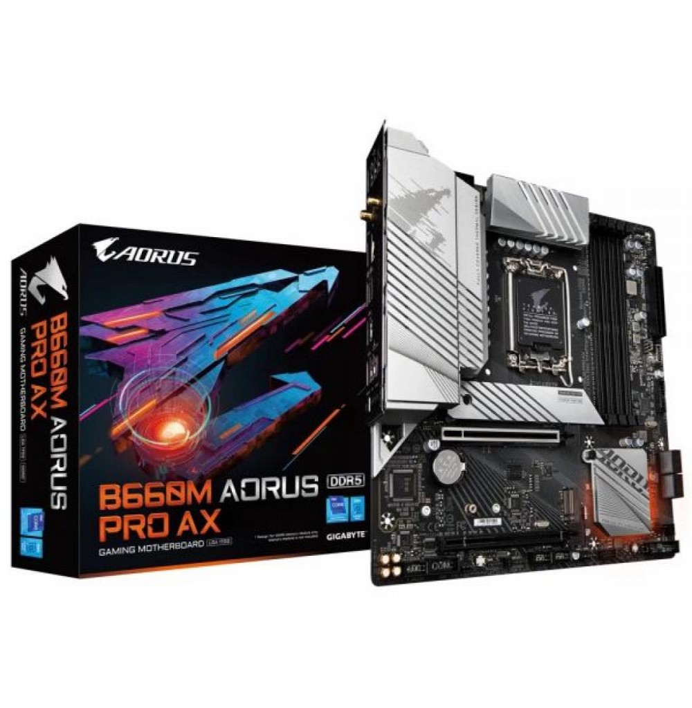 Placa Mãe Intel (1700) Gigabyte B660m Aorus Pro Ax Ddr5