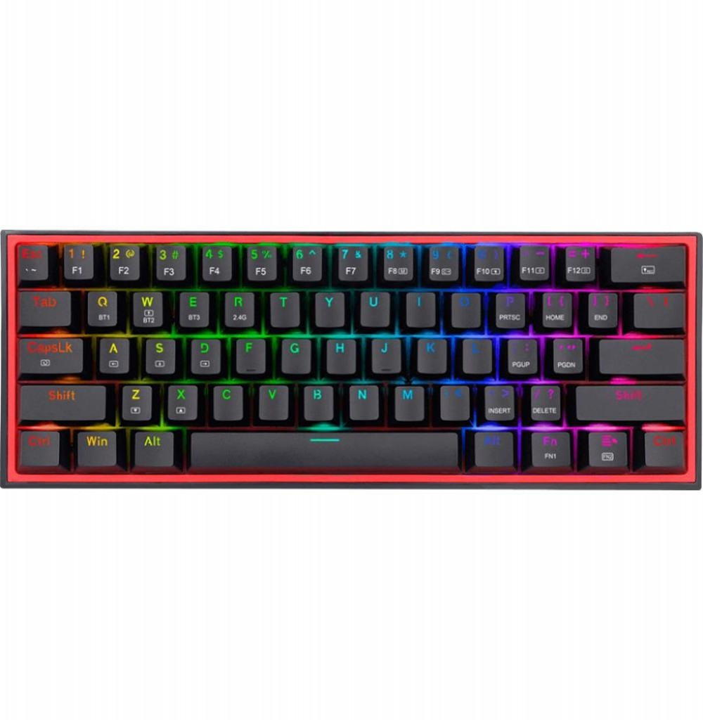 Teclado Usb Redragon K616 Rgb Fizz Pro Black