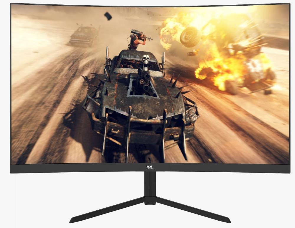 Monitor Led 24" Mtek M24sfv165c Gamer 165hz Curvo Rgb