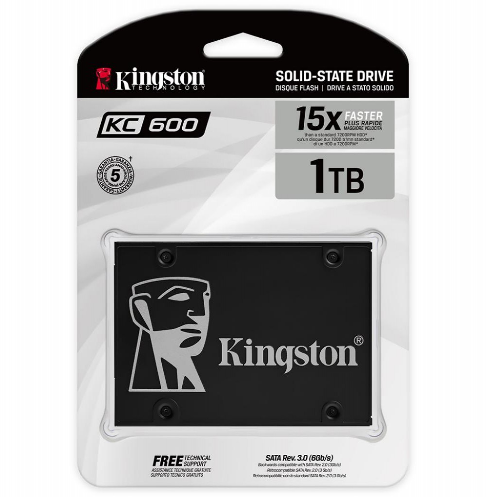 Hd Ssd Sata3 1tb Kingston Skc600/1024g