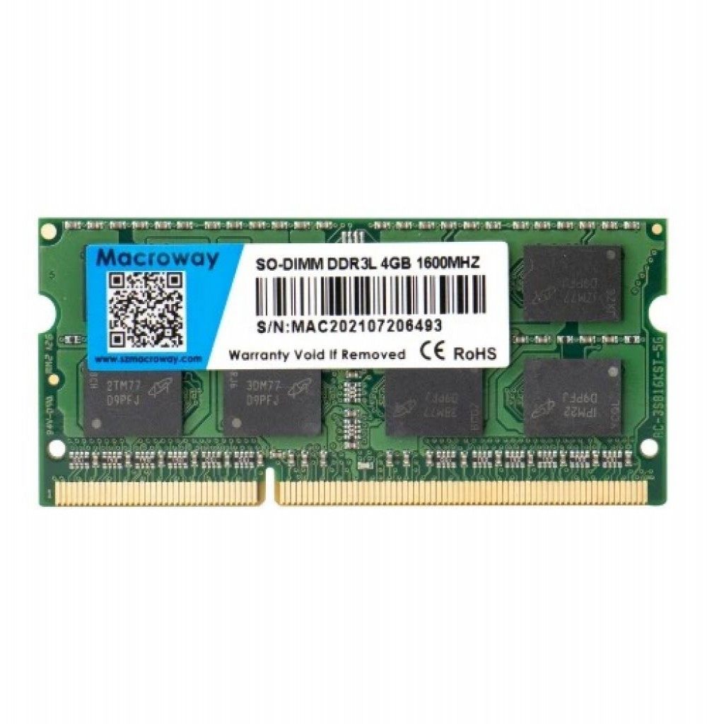 Memória p/Notebook DDR3L 8GB 1600 Macroway