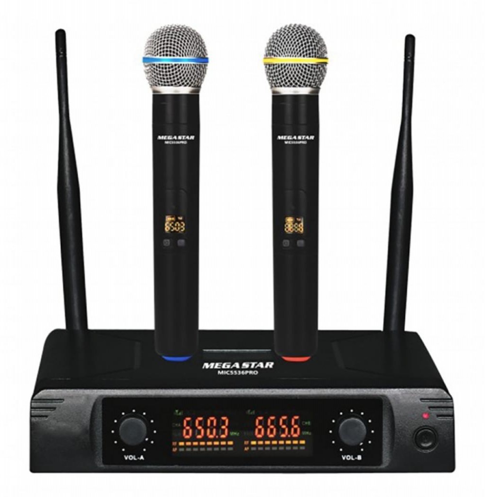 Microfone Megastar Sem Fio 5536 Pro