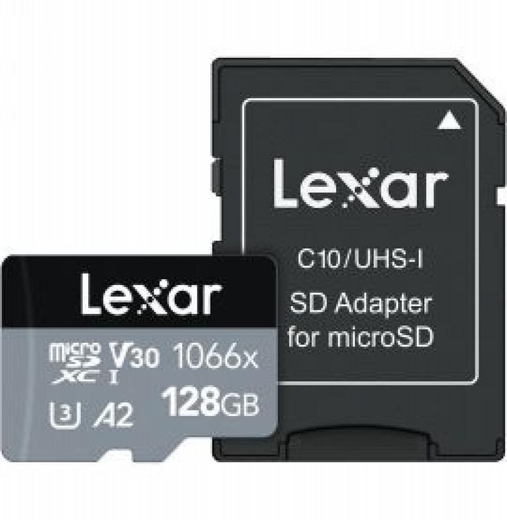 Cartão De Memória Sd Micro 128GB Lexar 1066X LMS1066128G-BNANU