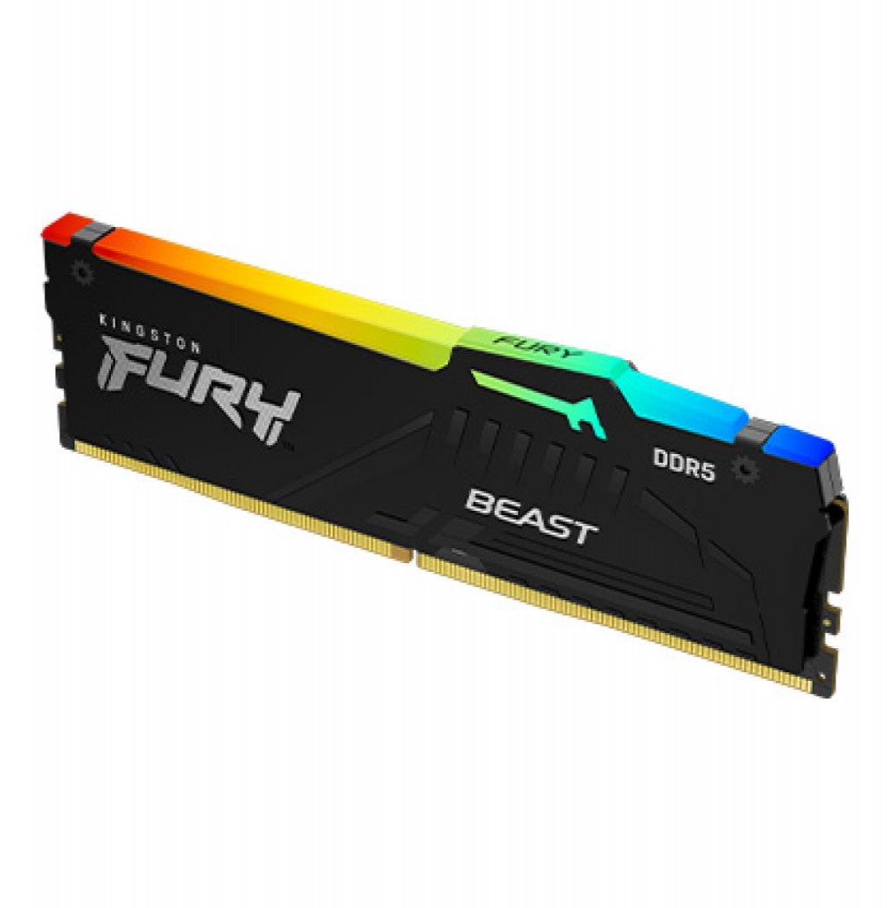 Memória DDR5-32GB 6000 Kingston Fury Beast Black RGB
