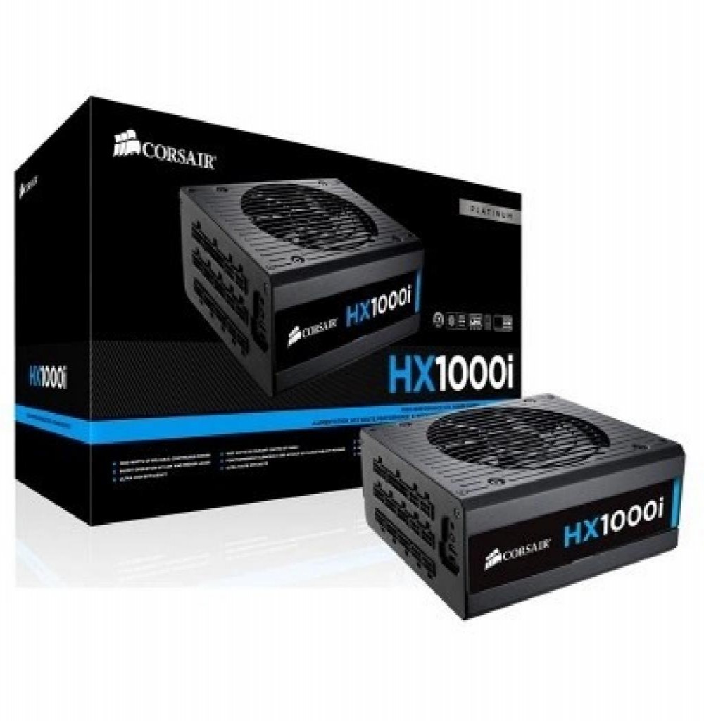 Fonte 1000w Corsair HX1000I 80 Plus Platinum CP-9020259-NA