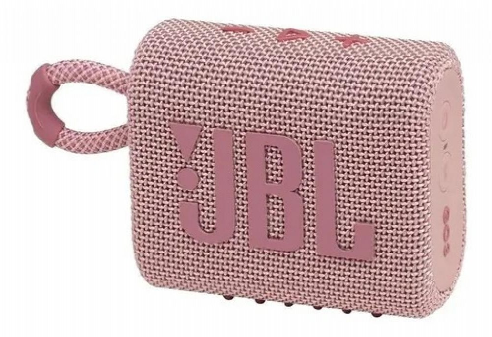 Caixa de Som JBL Go 3 Bt Rosa