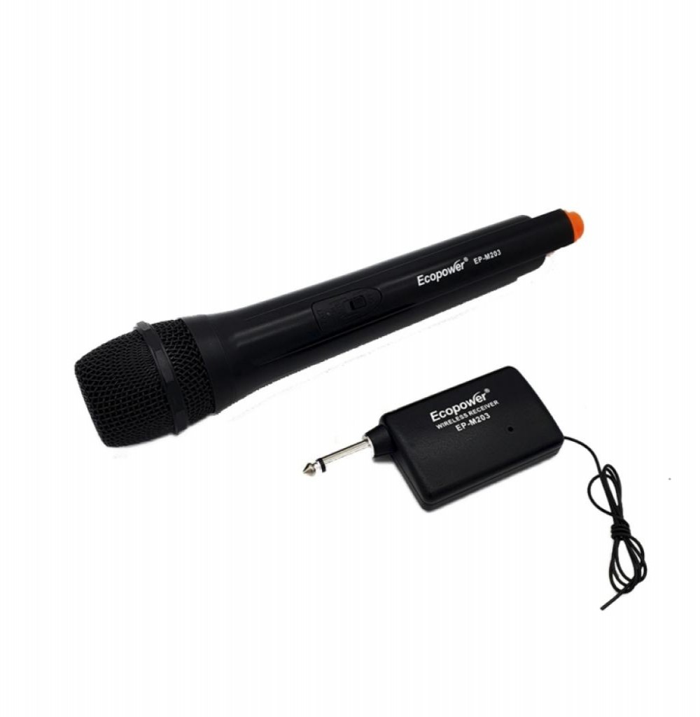 Microfone Ecopower Ep-M203 Sf/Uhf