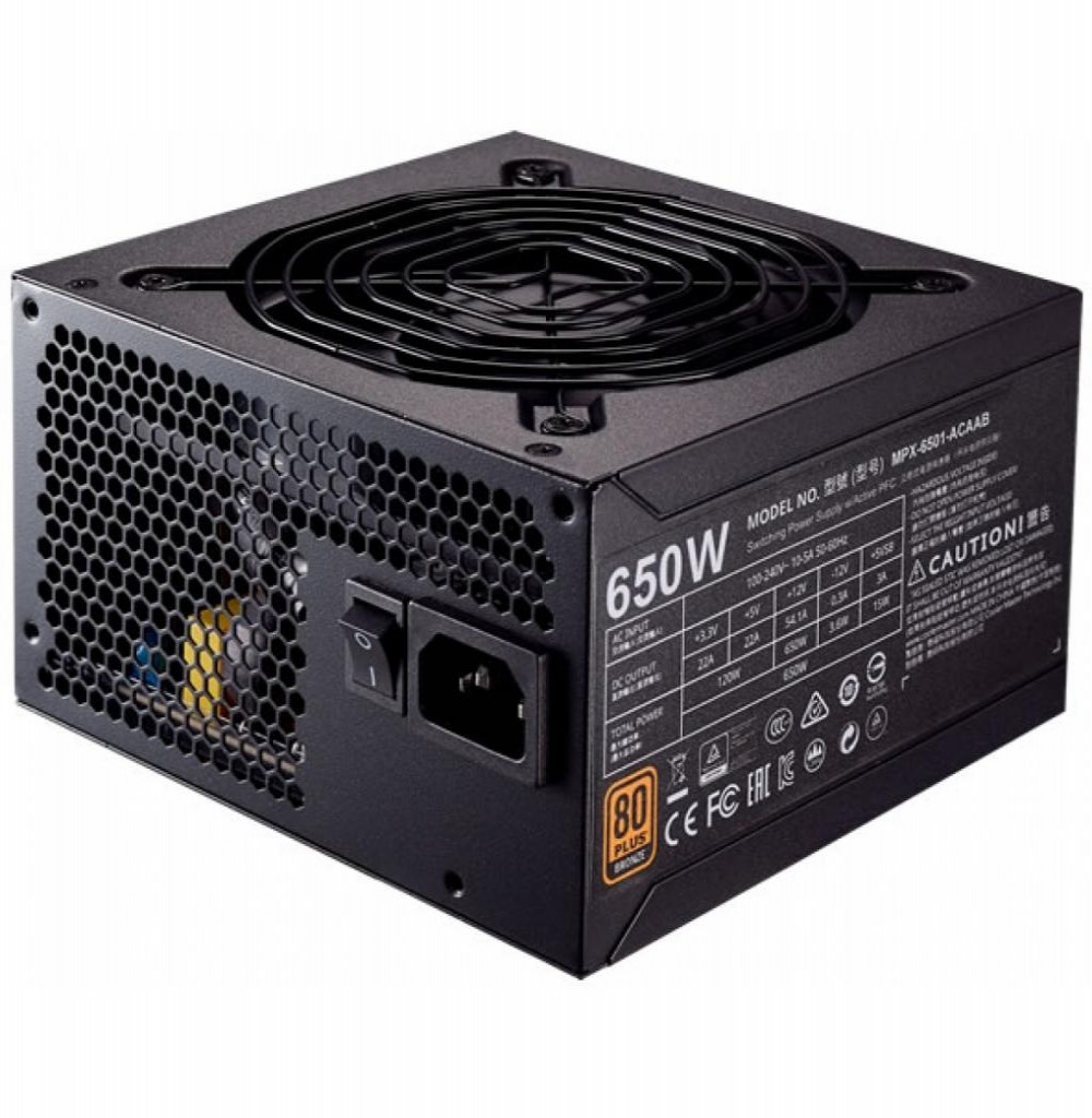 Fonte 650W Cooler Master MWE Bronze MPX-6501-ACAAB