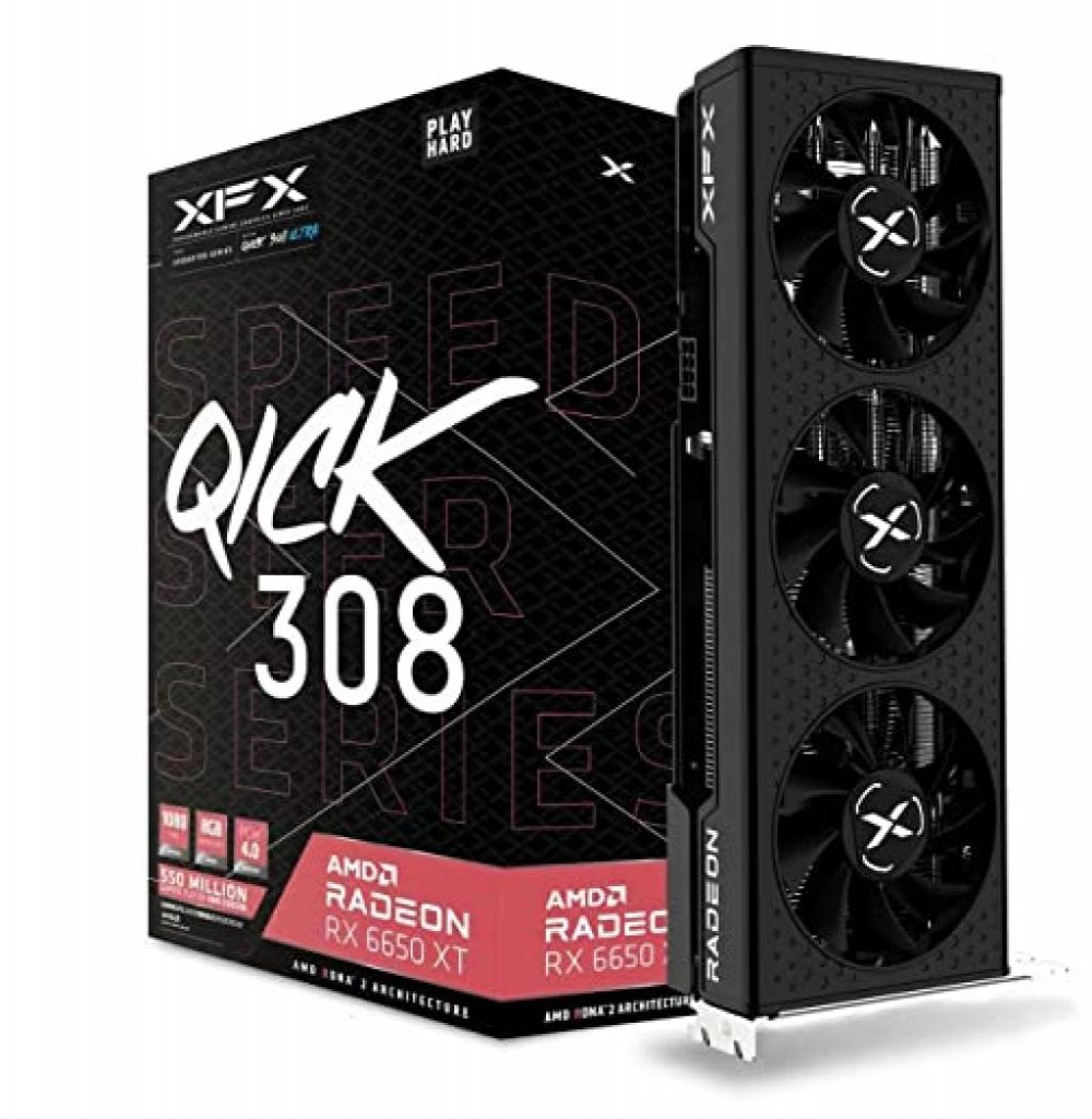 Placa de Vídeo  8GB Exp. Rx7600 Xfx Speedster QICK308 DDR6   RX-76PQICKBY