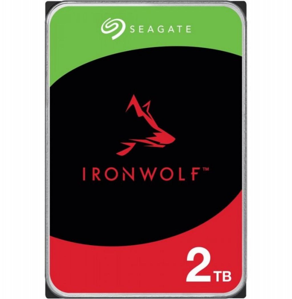 HD Sata3 2TB Seagate Ironwolf Nas ST2000VN003