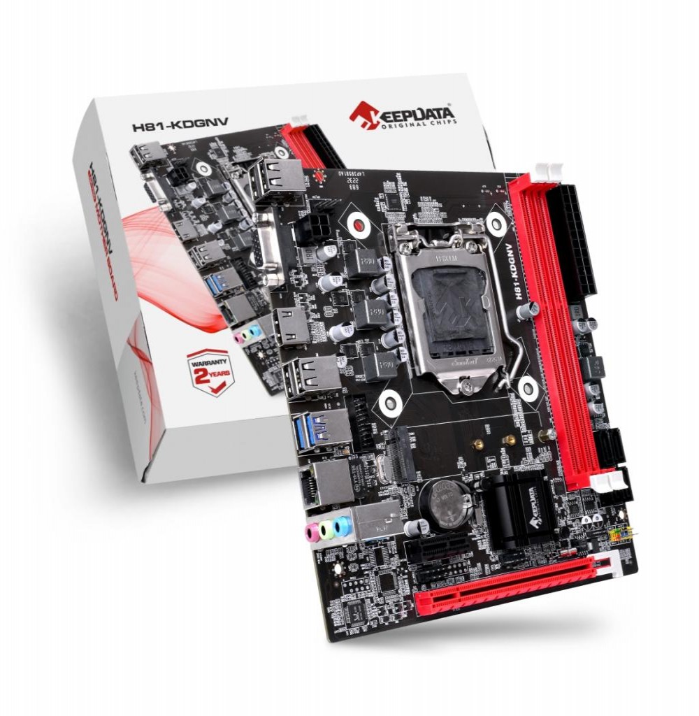 Placa Mãe Intel (1150) Keepdata H81-KDGNV DDR3 Hdmi/Nvme