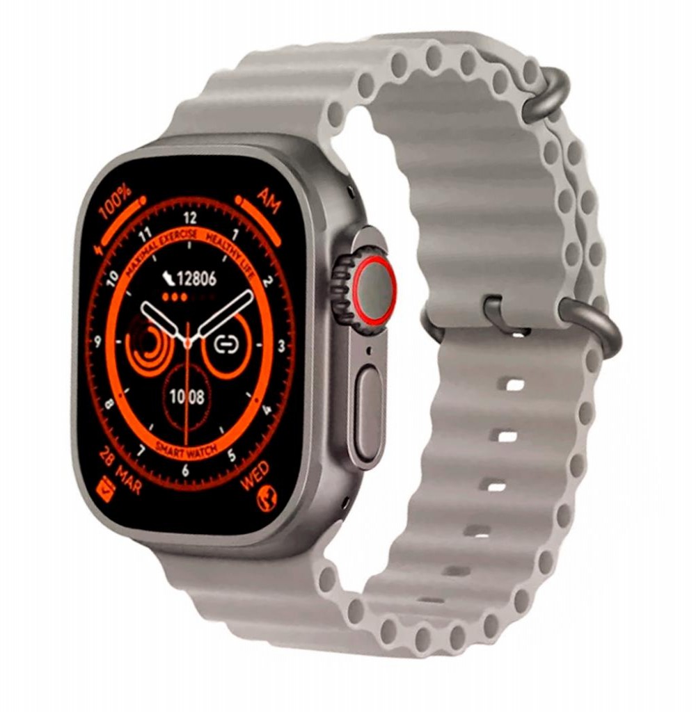 Relógio Blulory Ultra Max 49mm Gray + Pulseira Extra