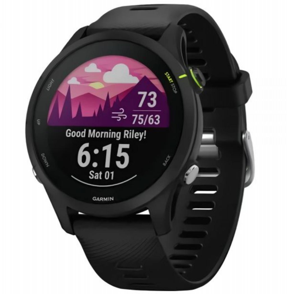 Relógio Garmin Forerunner 255 Music Preto 010-02641-20