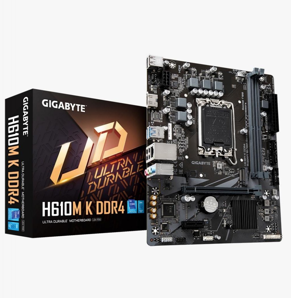 Placa Mãe Intel (1700) Gigabyte H610M K DDR4