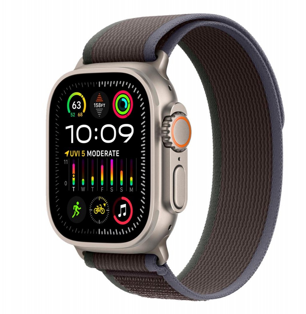 Relógio Apple Ultra 2 49mm MRF63LL/A Azul/Preto