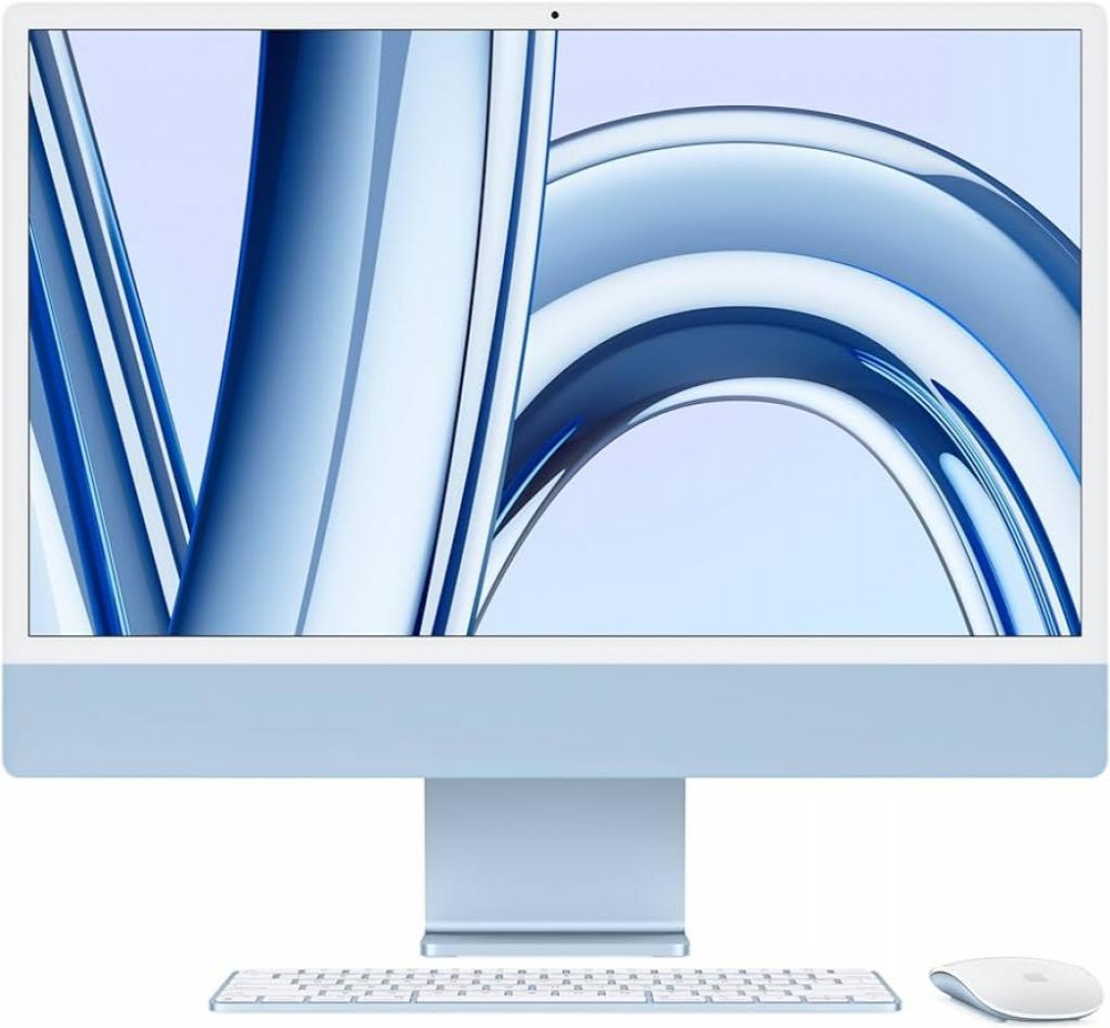 Desktop Imac MQRC3LLA M3/8/256/24" Azul