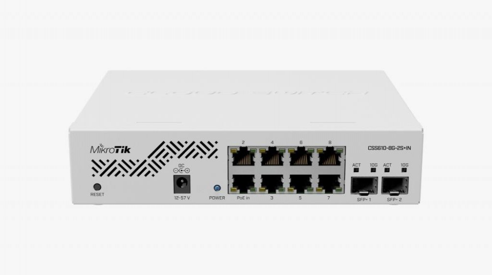 Mikrotik Cloud Smart Switch CSS610-8G-2S+IN