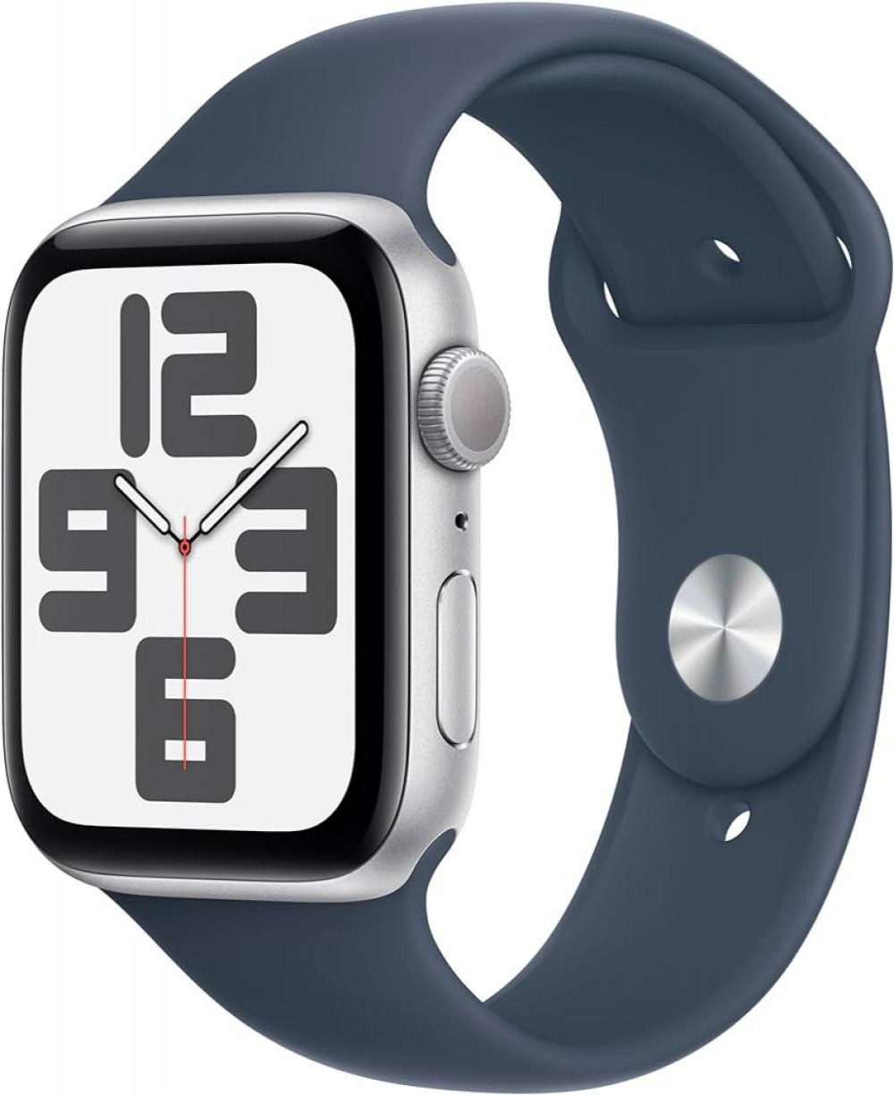 Relógio Apple SE 2 44mm 2023 MREC3LL/A Silver/Azul S/M