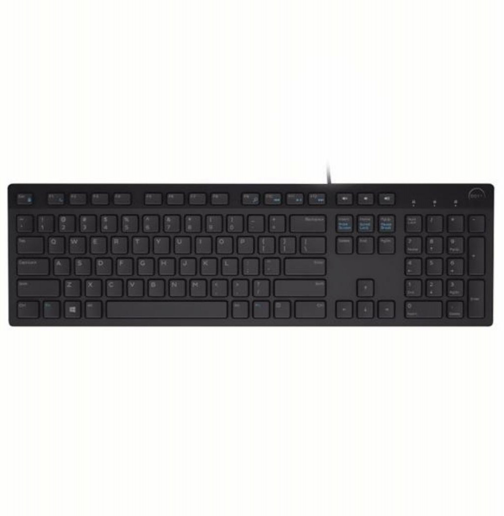 Teclado Usb Dell KB216-BK-US Inglês