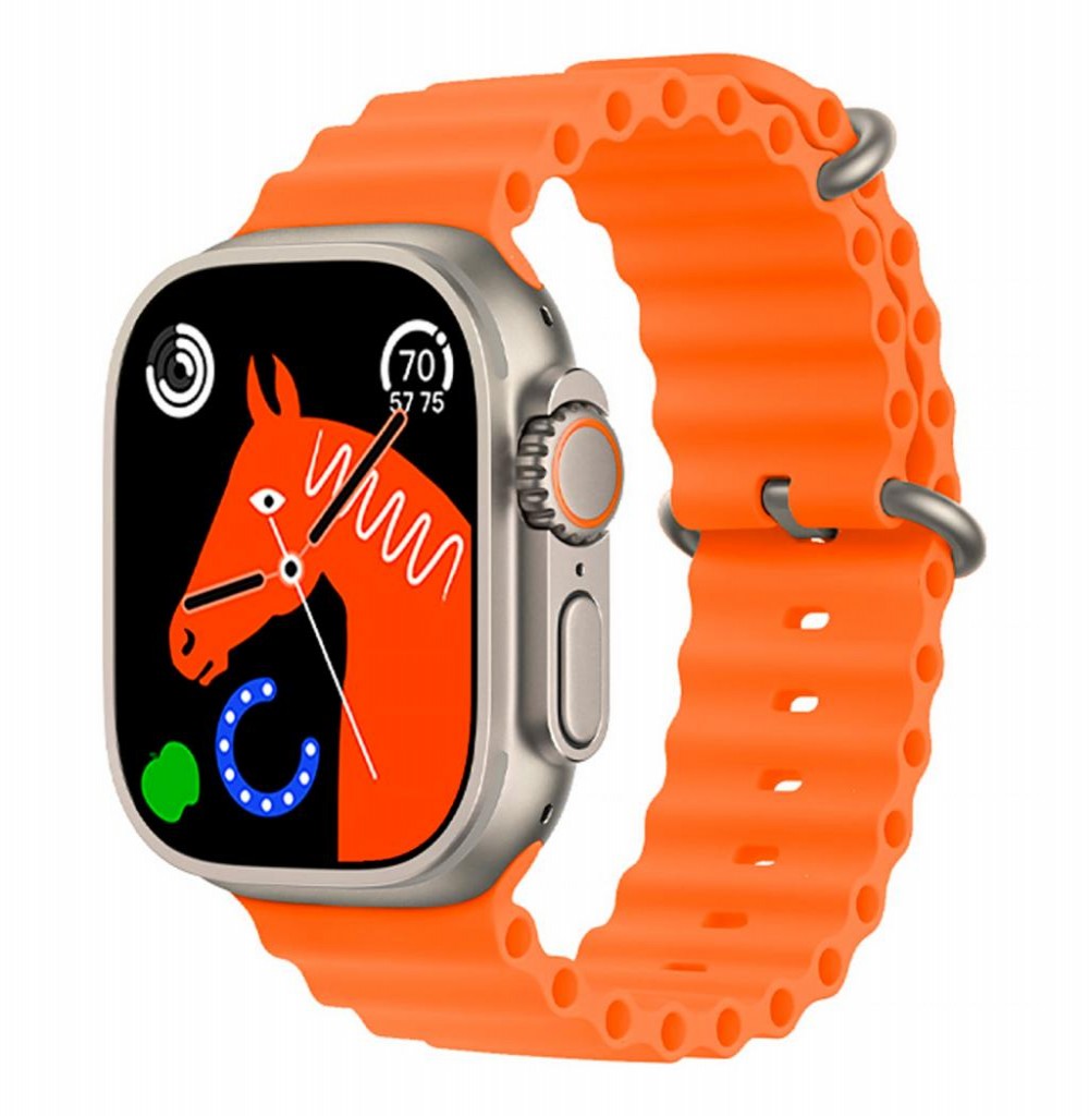 Relógio Blulory Glifo 9 49mm Ultra Laranja