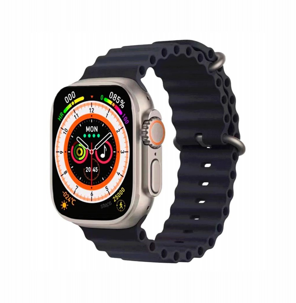 Relógio Blulory Ultra Max 49mm Preto + Pulseira Extra