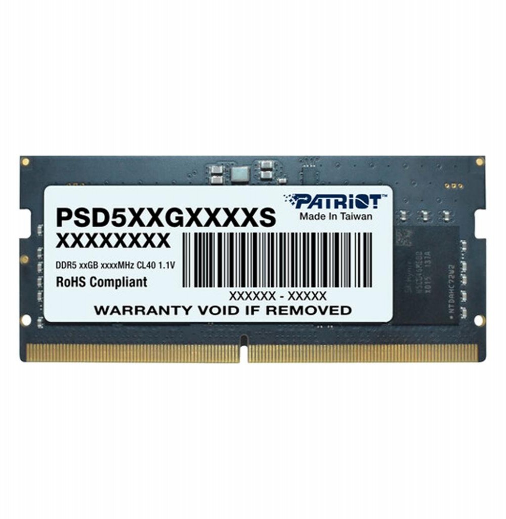 Memória P/ Notebook DDR5 32GB 5600 Patriot Signature (PSD532G56002S)
