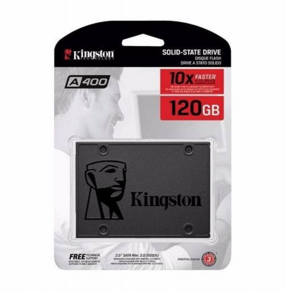 HD Kingston SA400S37 SSD 120GB 2.5" SATA3 
