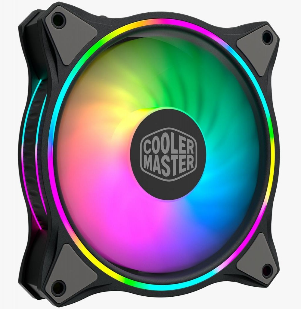 Cooler Gabinete Cooler Masterfan MF120 Halo2 RGB Black (MFL-B2DN-21NP2-)