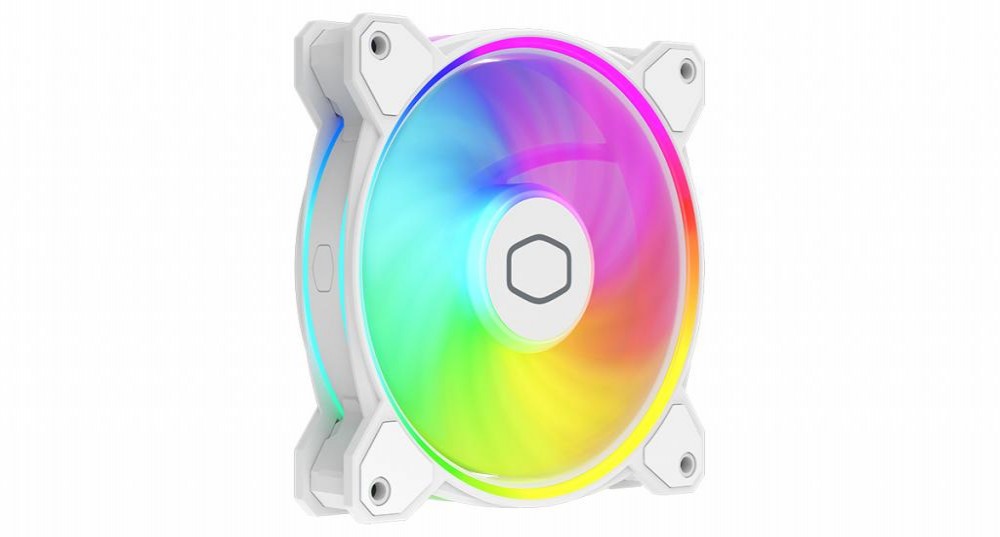 Cooler Gabinete Cooler Masterfan MF120 Halo2 RGB White (MFL-B2DW-21NP2-)