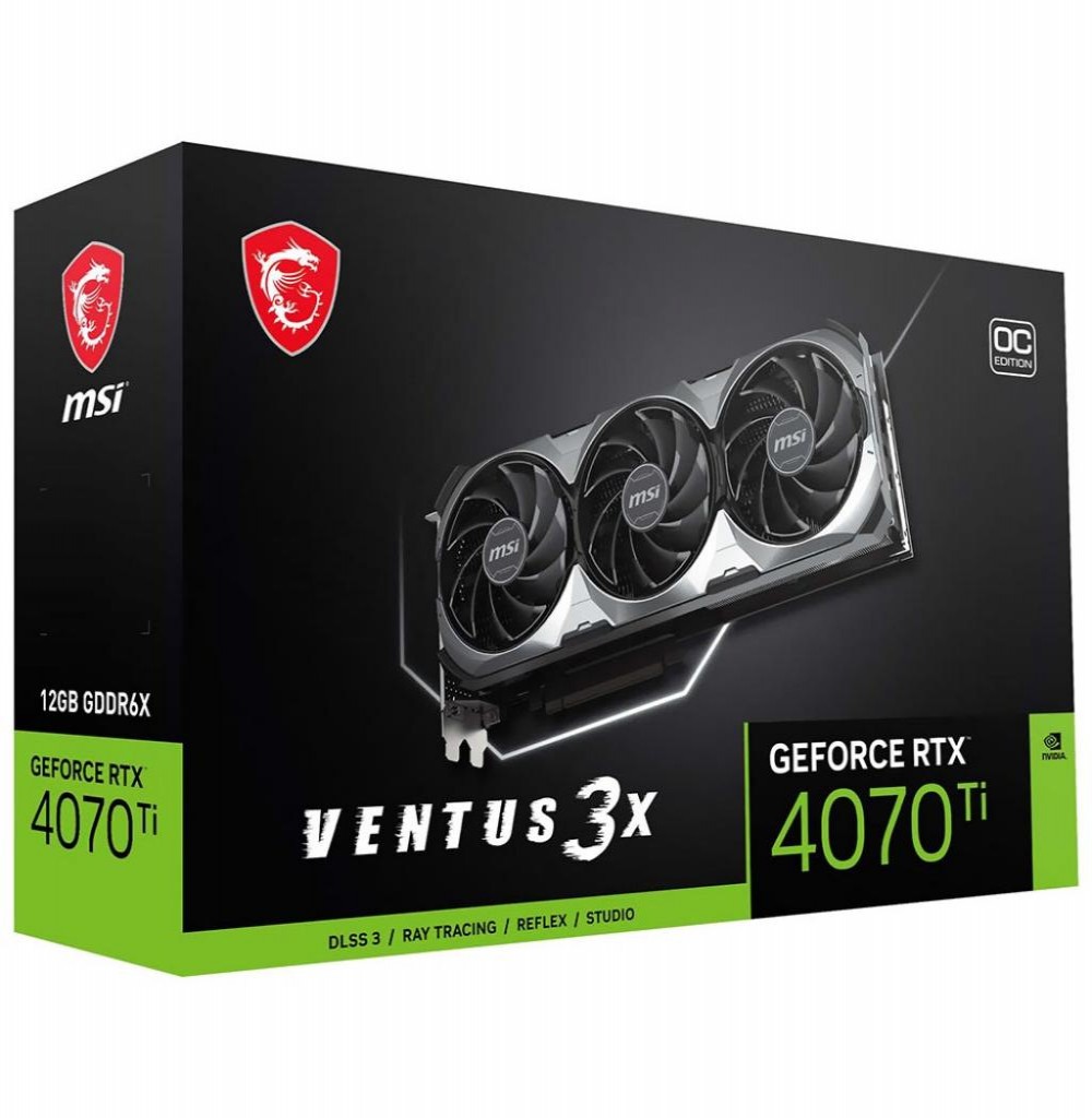 Placa de Vídeo 16GB Exp. Gf-Rtx4070TI Super Msi Ventus 3x Oc (912-V513-627)