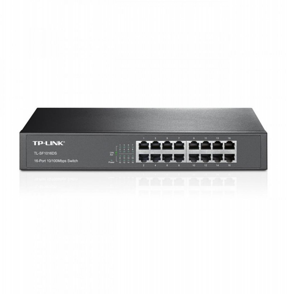 Hub 16 Portas TP-LINK TL-SF1016DS Rack-Mountable