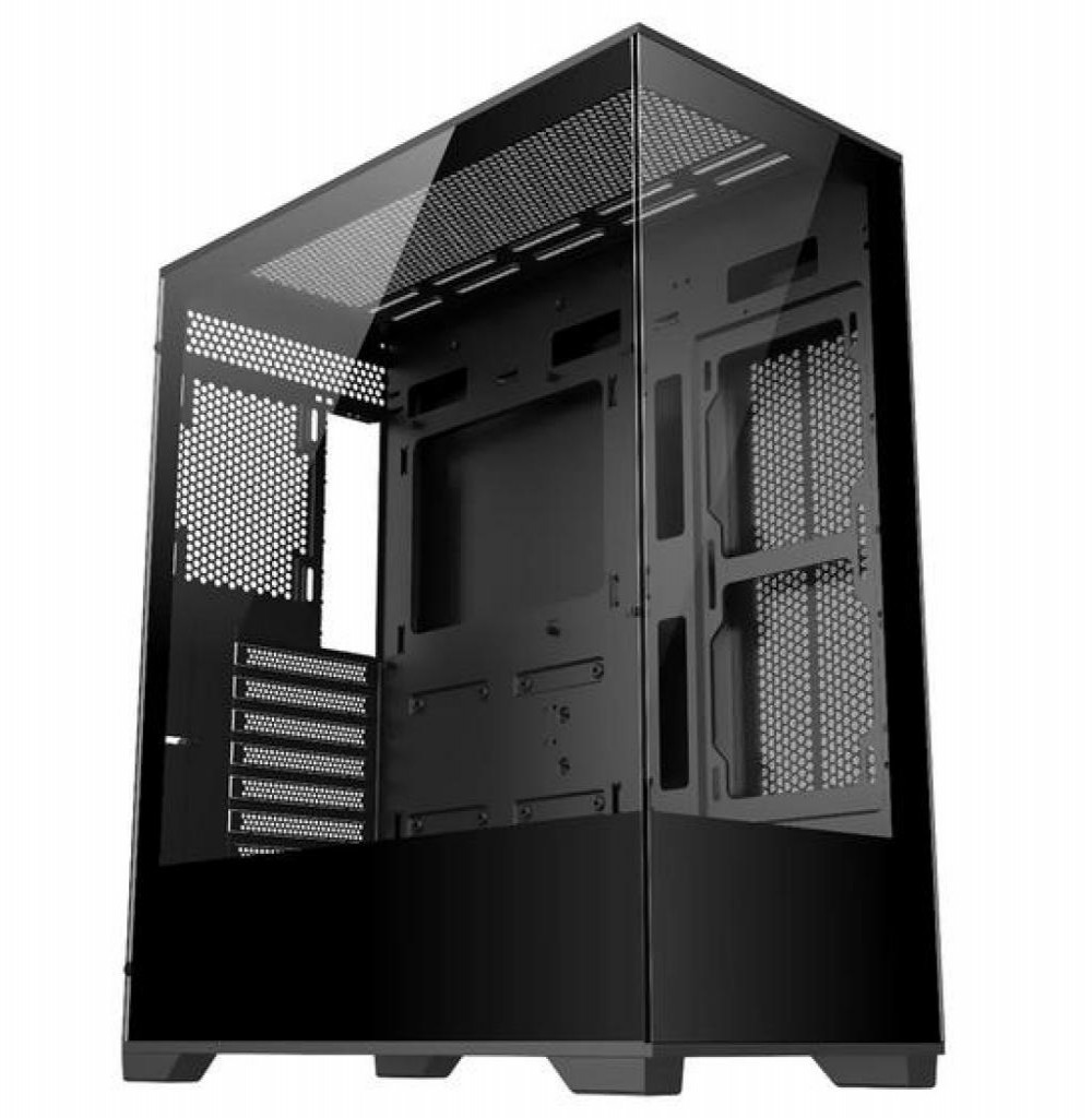 Gabinete Mtek MCG-AIR01-B Vidro Gamer Preto