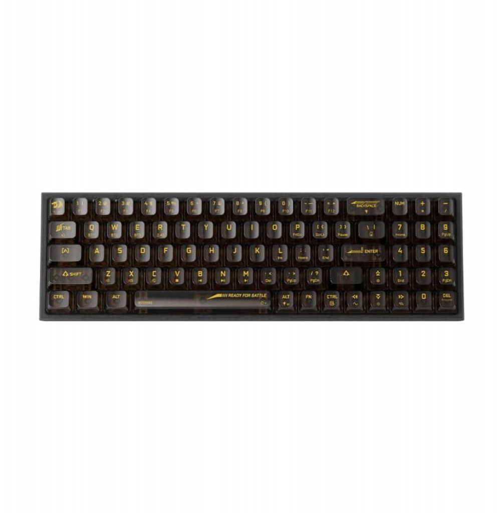 Teclado Usb Redragon Pollux Pro K628CTB RGB Preto Inglês