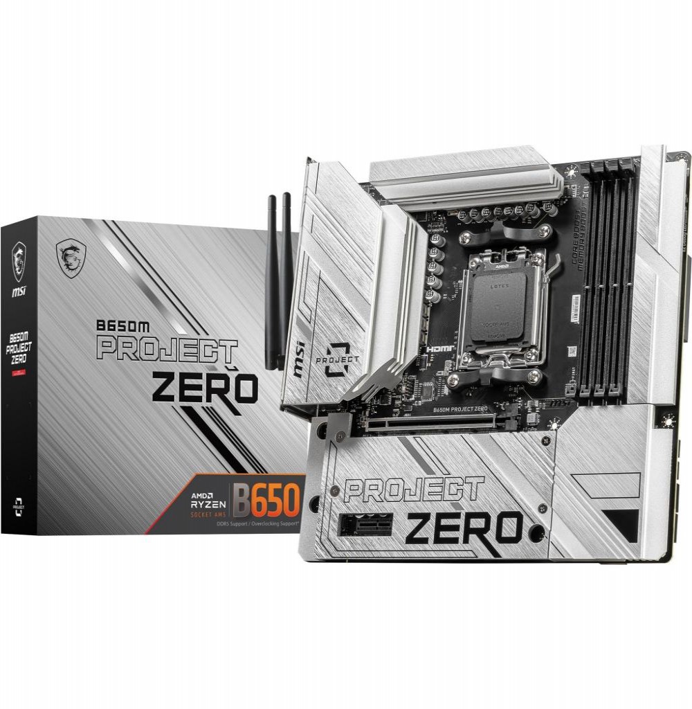 Placa Mãe AMD (AM5) Msi B650M Project Zero