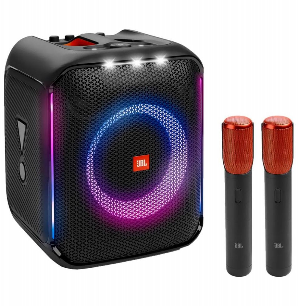 Caixa de Som JBL Party Box Encore + 2 Microfones 