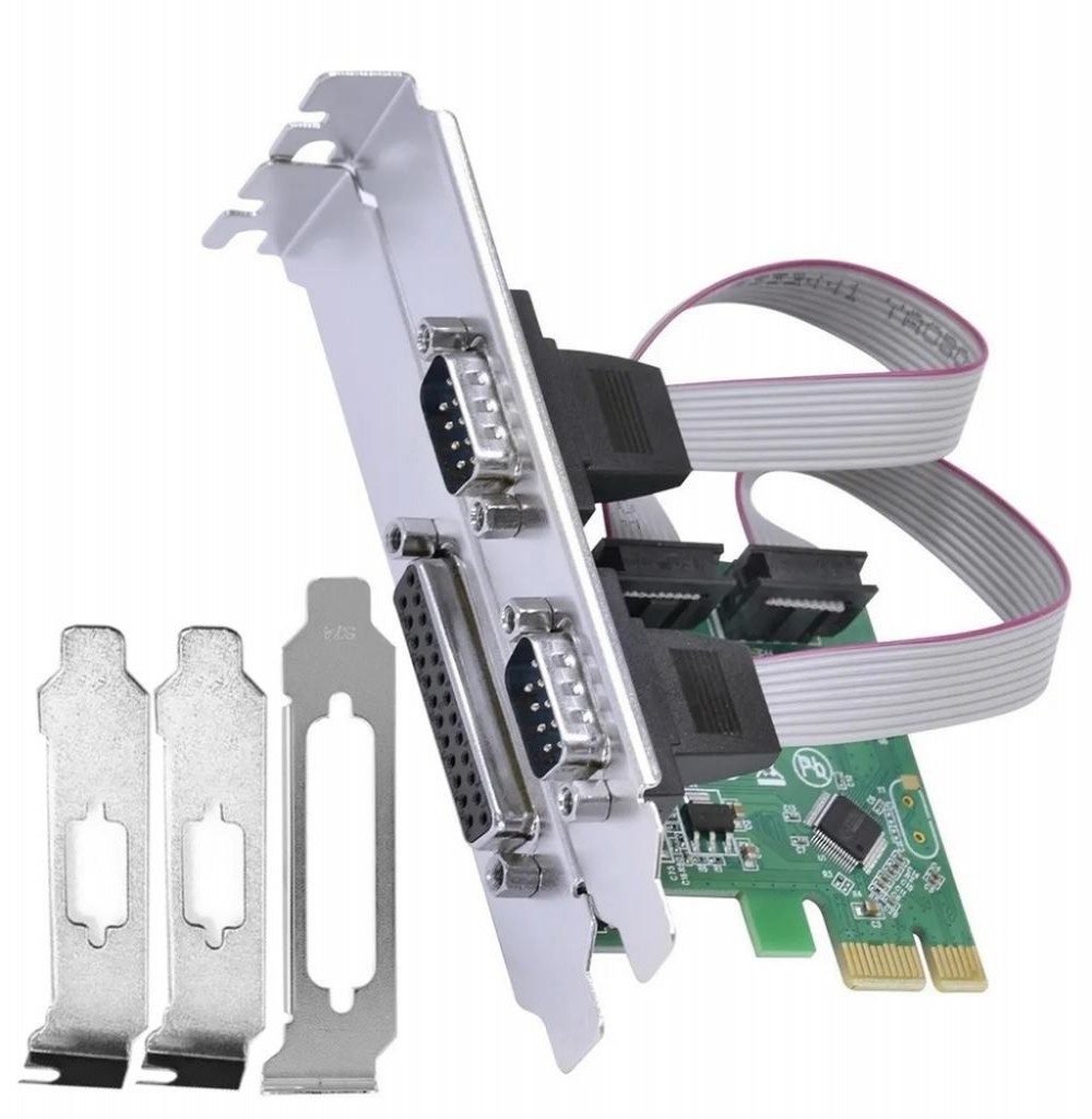 Placa Super Ide Pci Express 2 Serial/1 Paralelo Lp