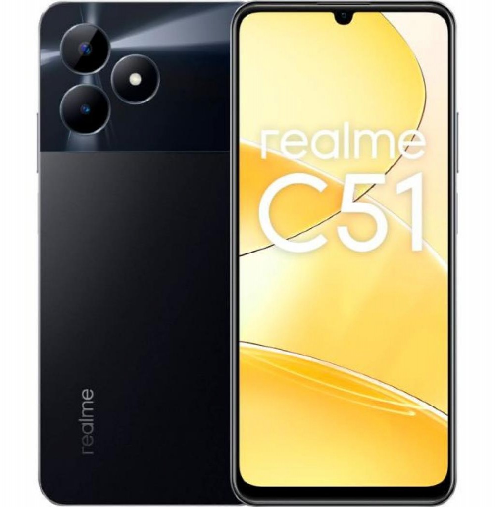 Celular Realme C51 RMX3830 6/256GB Preto