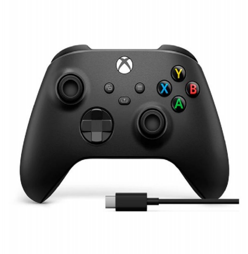 Controle Xbox X Preto C/Cabo Usb-C