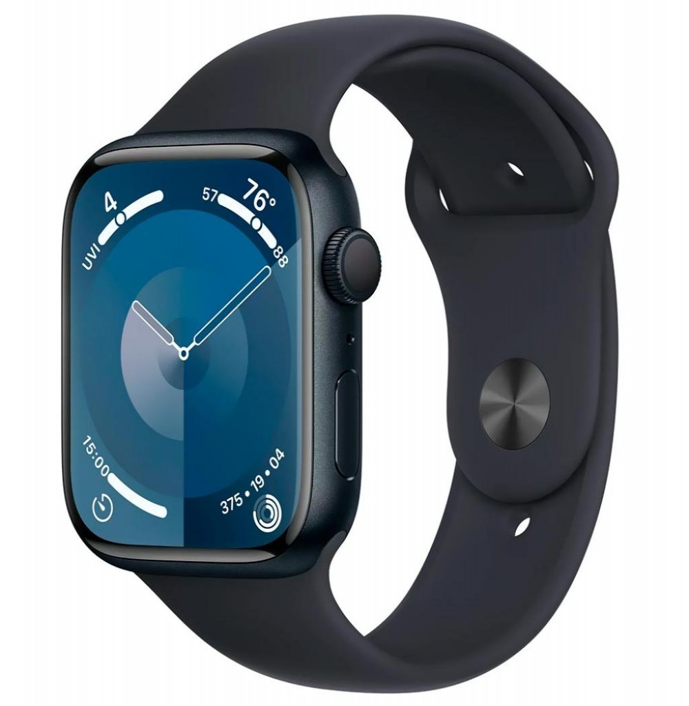 Relógio Apple S9 45mm MR993LL/A Midnight S/M