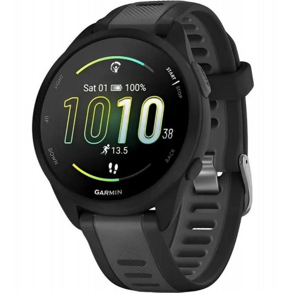 Relógio Garmin Forerunner 165 Preto Gray 010-02863-20