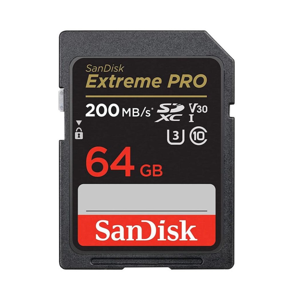 Cartão de Memória  SD 64GB Sandisk Extreme Pro 200-90MB