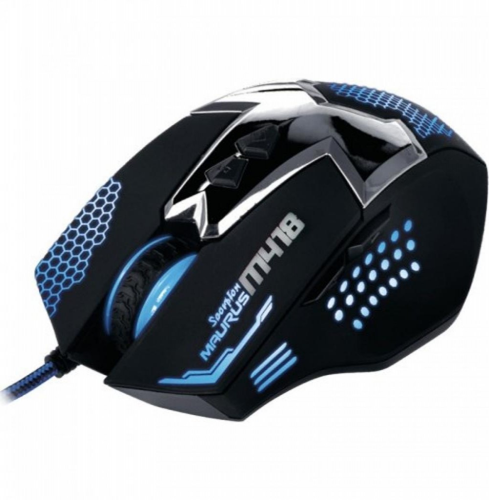 Mouse Gaming Marvo Scorpion M418 USB Preto