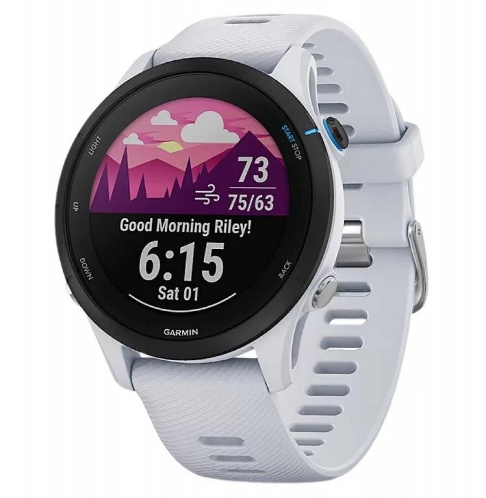 Relógio Garmin Forerunner 255 Music Branco 010-02641-31