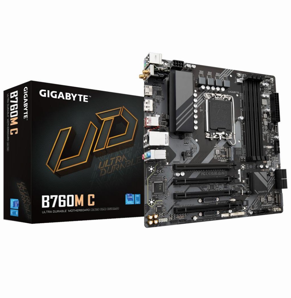 Placa Mãe Intel (1700) Gigabyte B760M C Wifi DDR5
