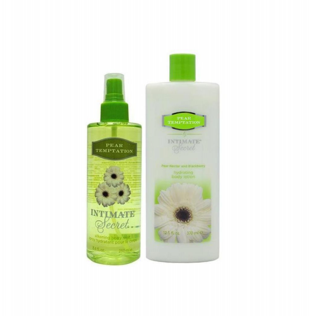 Kit Loção + Splash Pear Temptation Intimate Secret